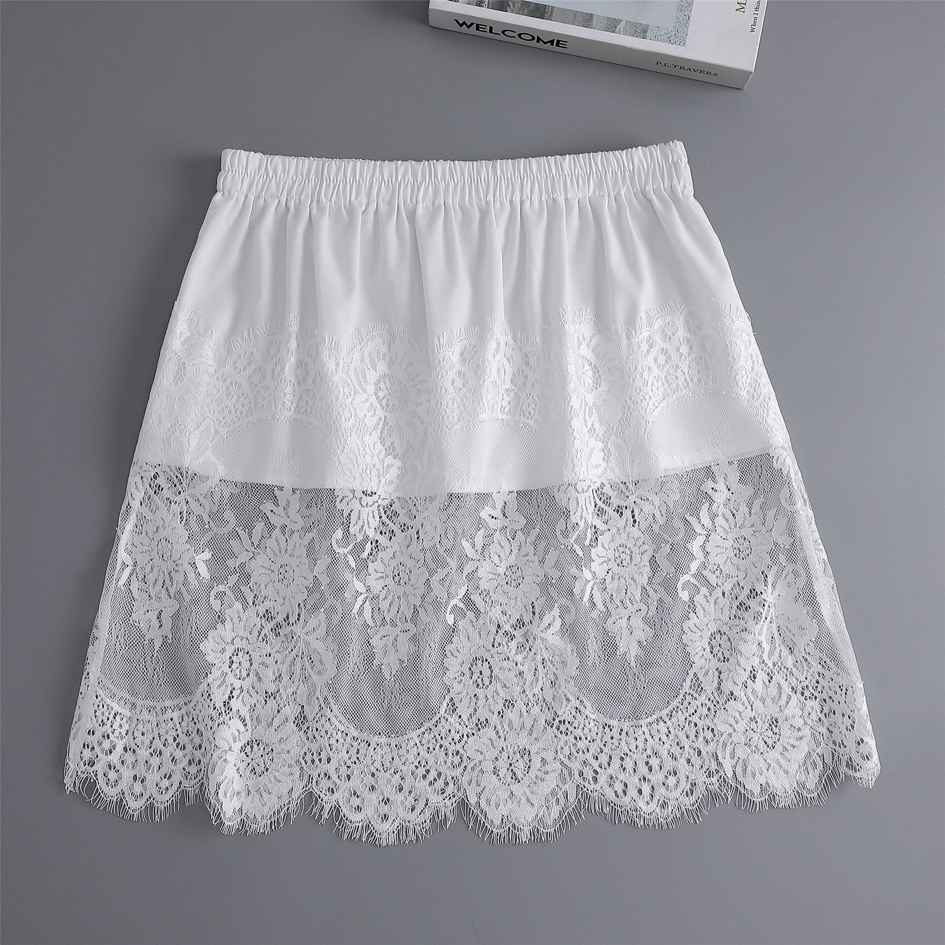 Curtain Inner Bandage Dress Base Lace Skirts