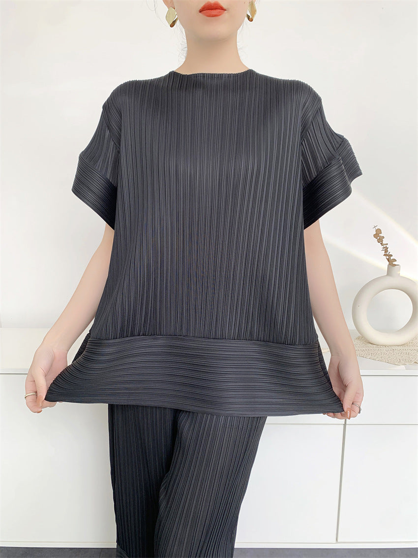 Women's Peplum Comfort Casual Stitching Loose Fashion Design Women's T-shirt