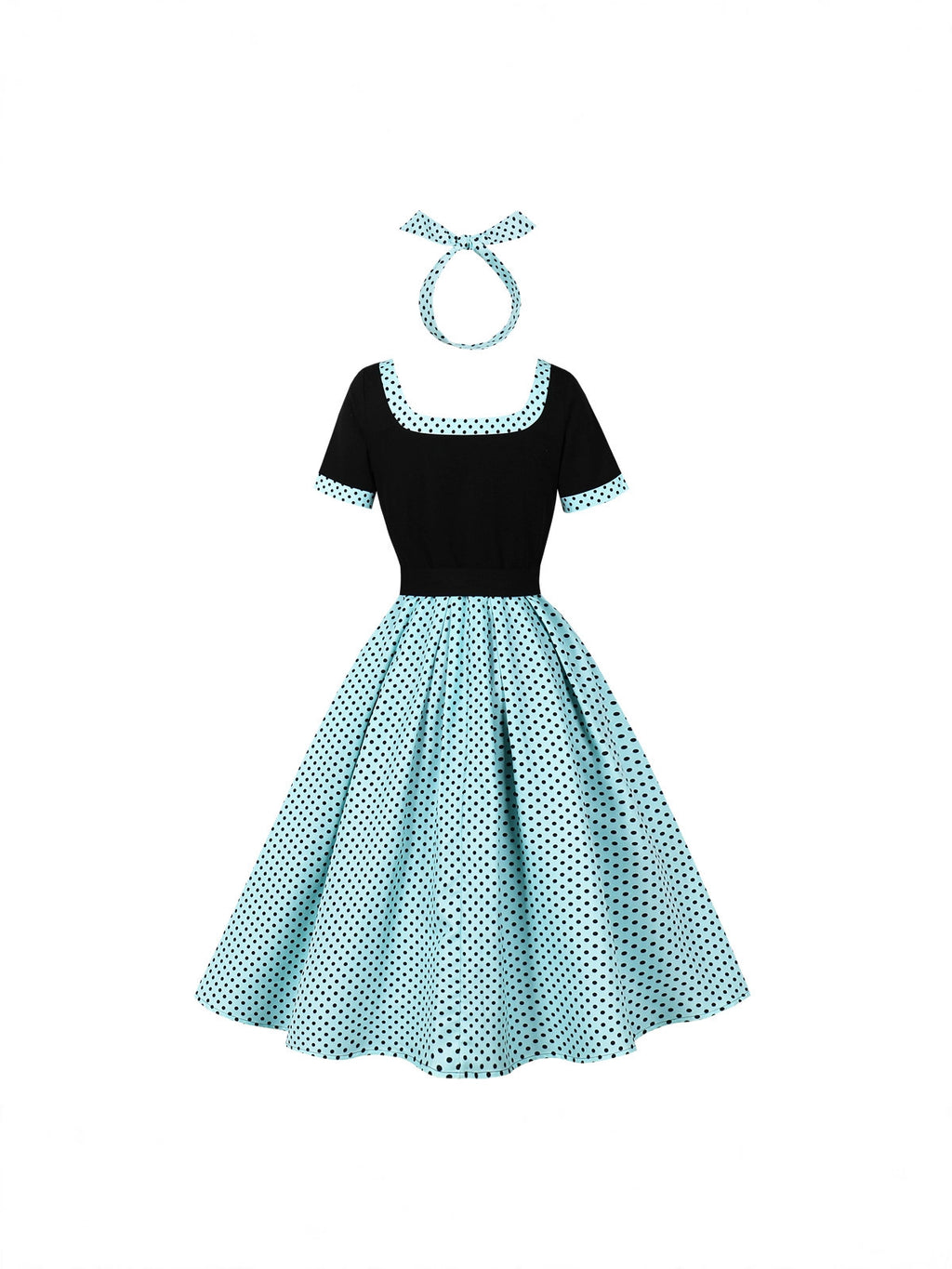 Women's Elegant Retro Party Court Polka Dot Dress