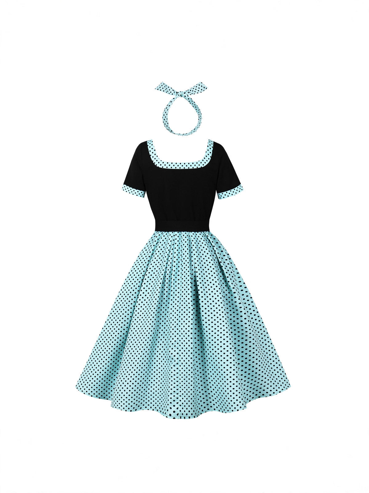 Women's Elegant Retro Party Court Polka Dot Dress