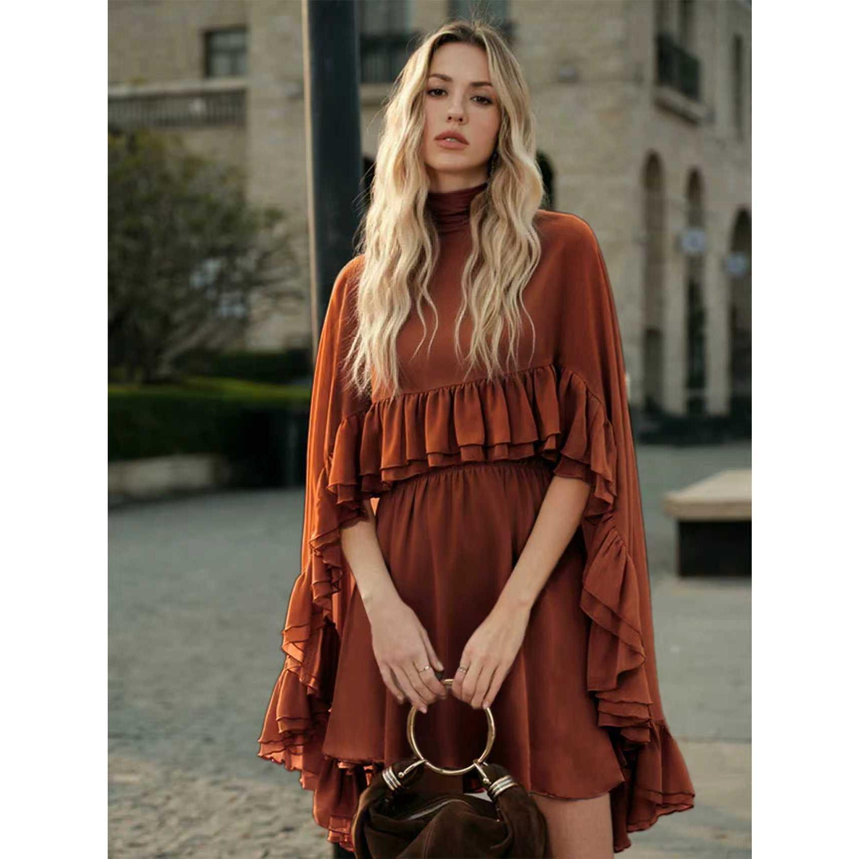 Elegant Chiffon Fashion Inner Match Strap Dress