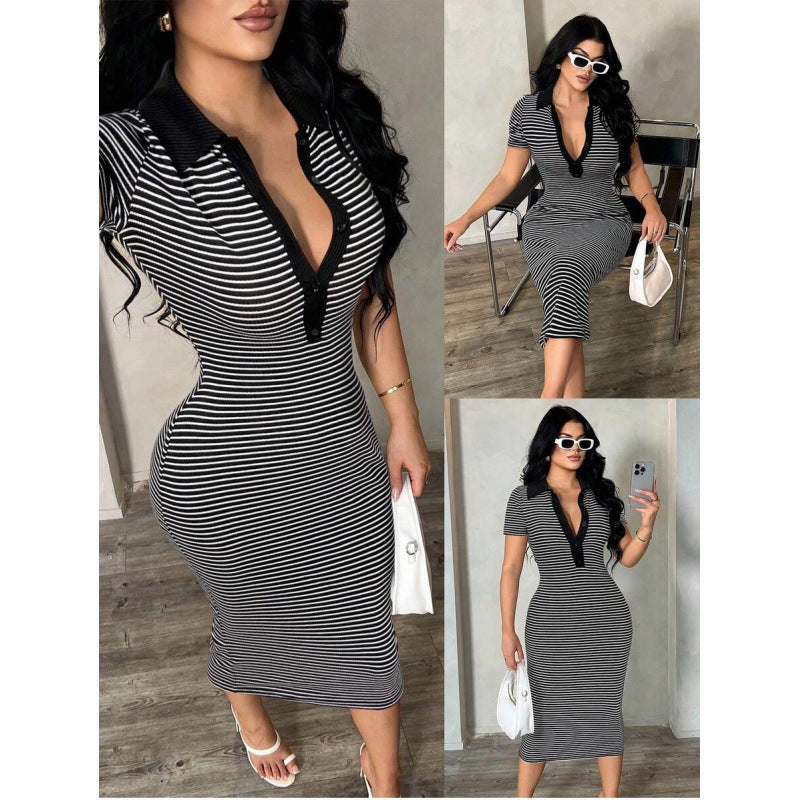 Women's Autumn Summer Casual Elegant Business Style Dress