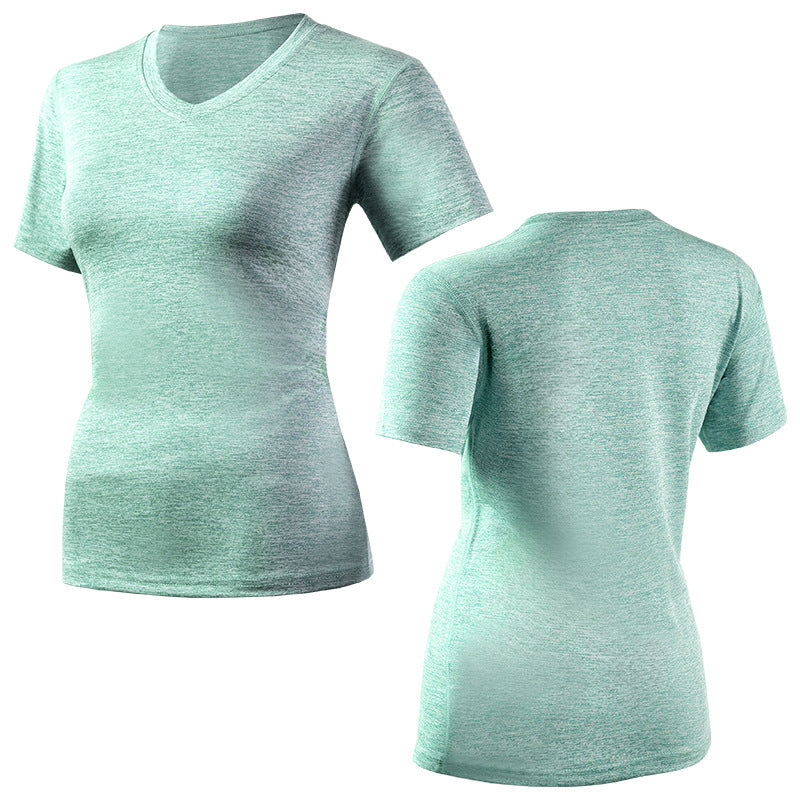 Women's Summer Sports Sleeve Slim Fit Breathable Women's T-shirt