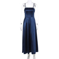 Women's Summer Solid Color Sexy Sleeveless Backless Tube Waist Dress