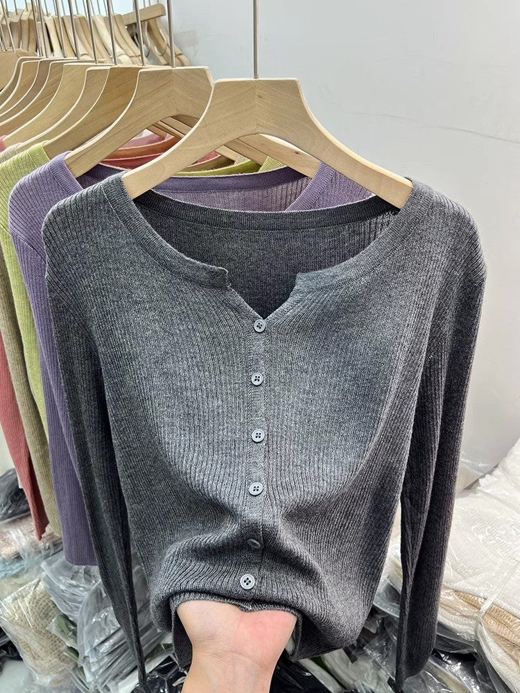 Women's Outer Wear Spring Long Sleeve Inner Women's Sweater