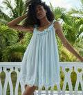 Style Summer Sleeveless Lace Edge Loose Dress