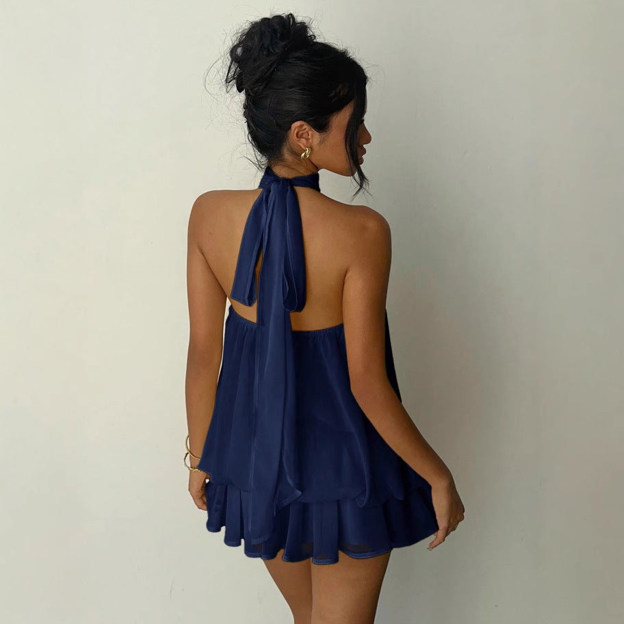 Women's Fashionable Elegant Style Slim Fit Hot Backless Dress