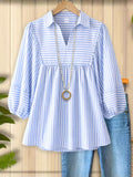 Women's Pullover Long-sleeved Chiffon Shirt For Temperament Blouse
