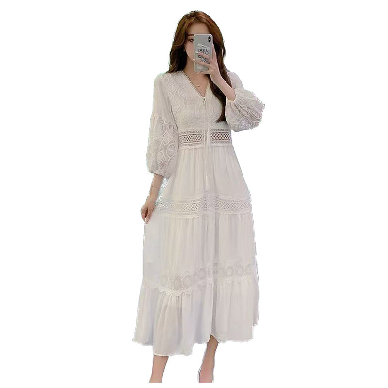 Wear Elegant French Style White Fairy Summer Skirts