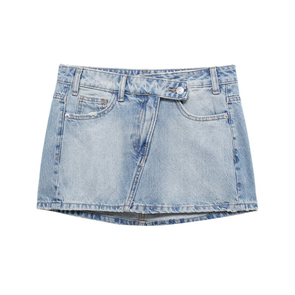 Trendy New Unique Women's Half-length Denim Skirts