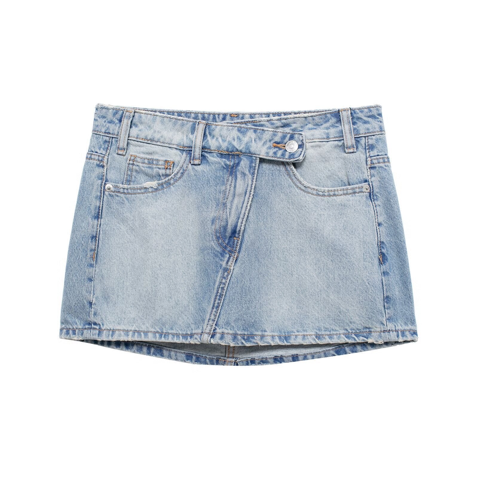 Trendy New Unique Women's Half-length Denim Skirts