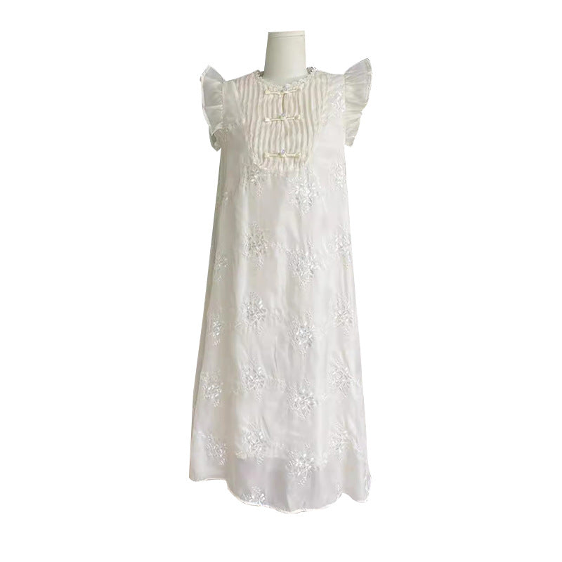 Women's Summer Design Warm Soft Temperament Flying Dress