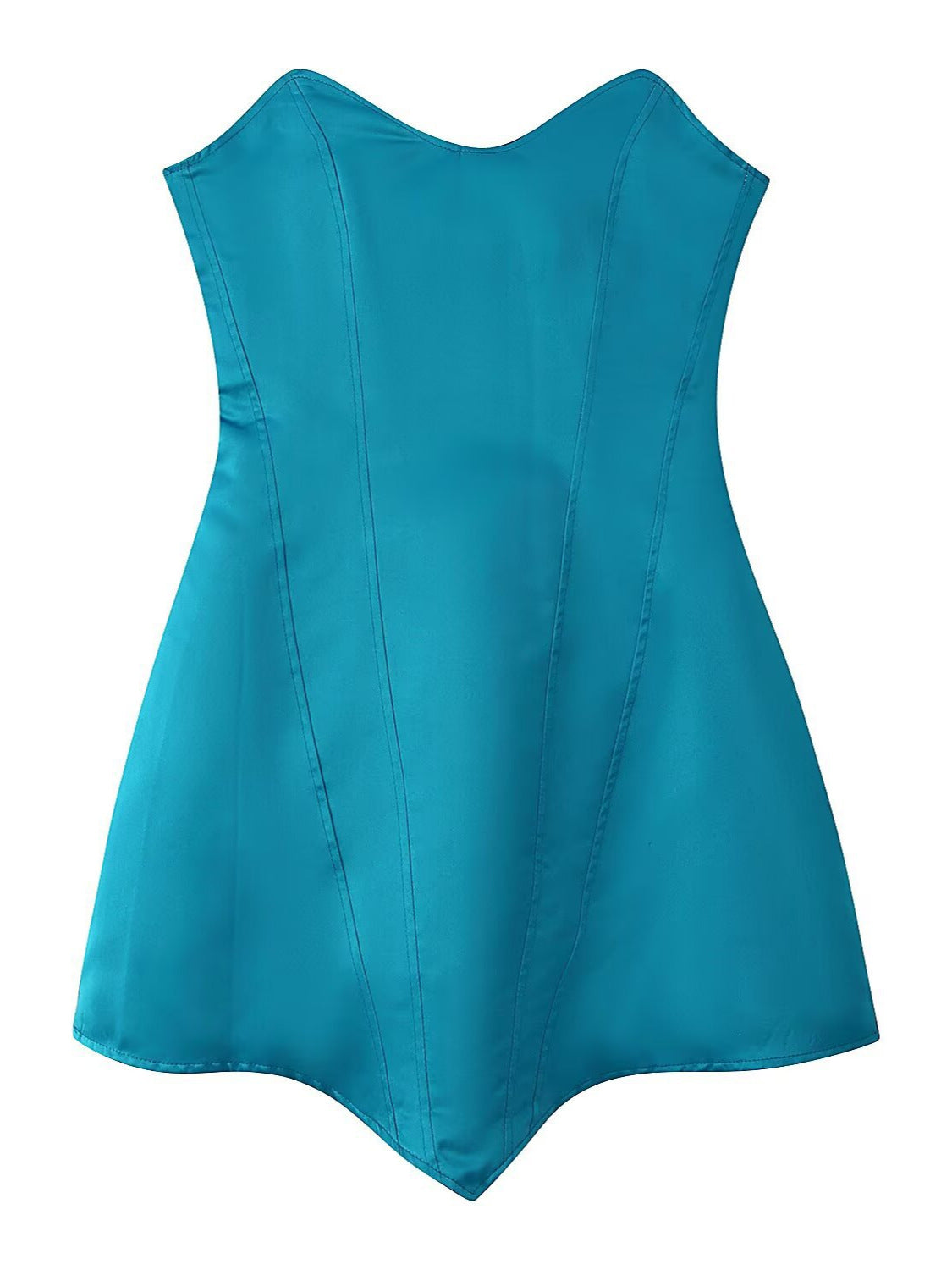 Women's Fashion Elegant Tube Corset Back Dress