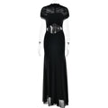 Women's Fashionable Pleated Sexy Cropped Hot Sheath Dress