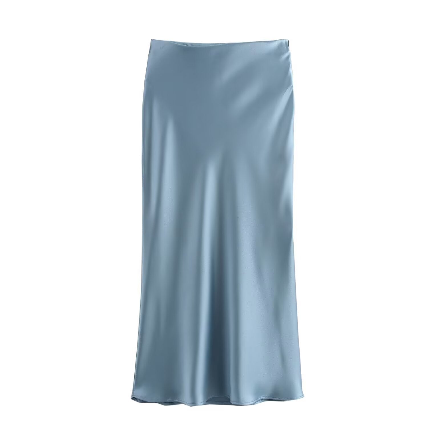 Durable Women's Fashion Simple Multicolor Satin Skirts