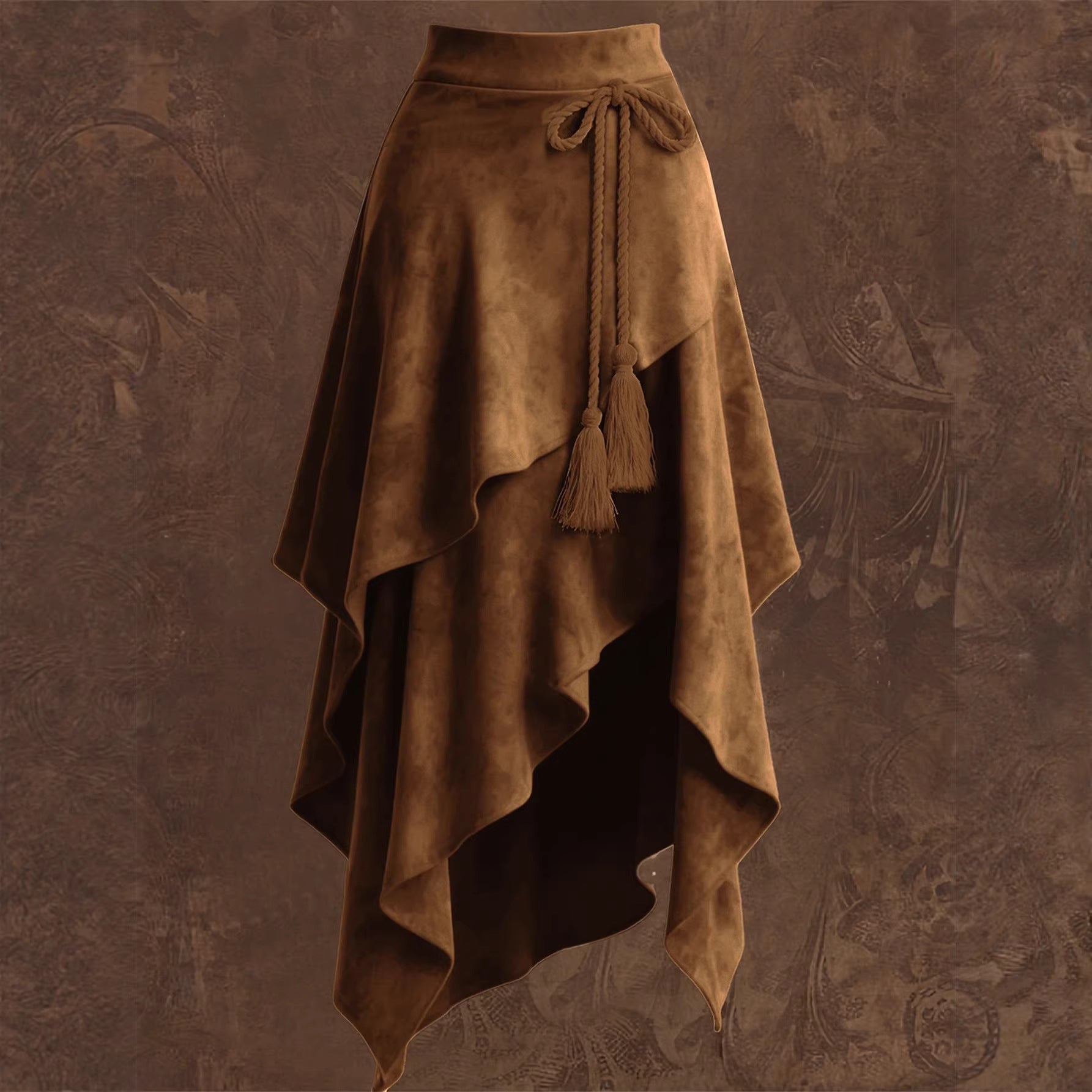 European Retro Western Style Irregular Design Skirts