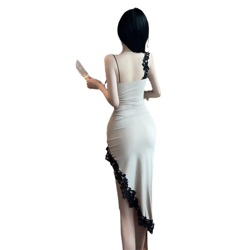 Sexy Hot Slim Fit High Slit Fishtail Dress