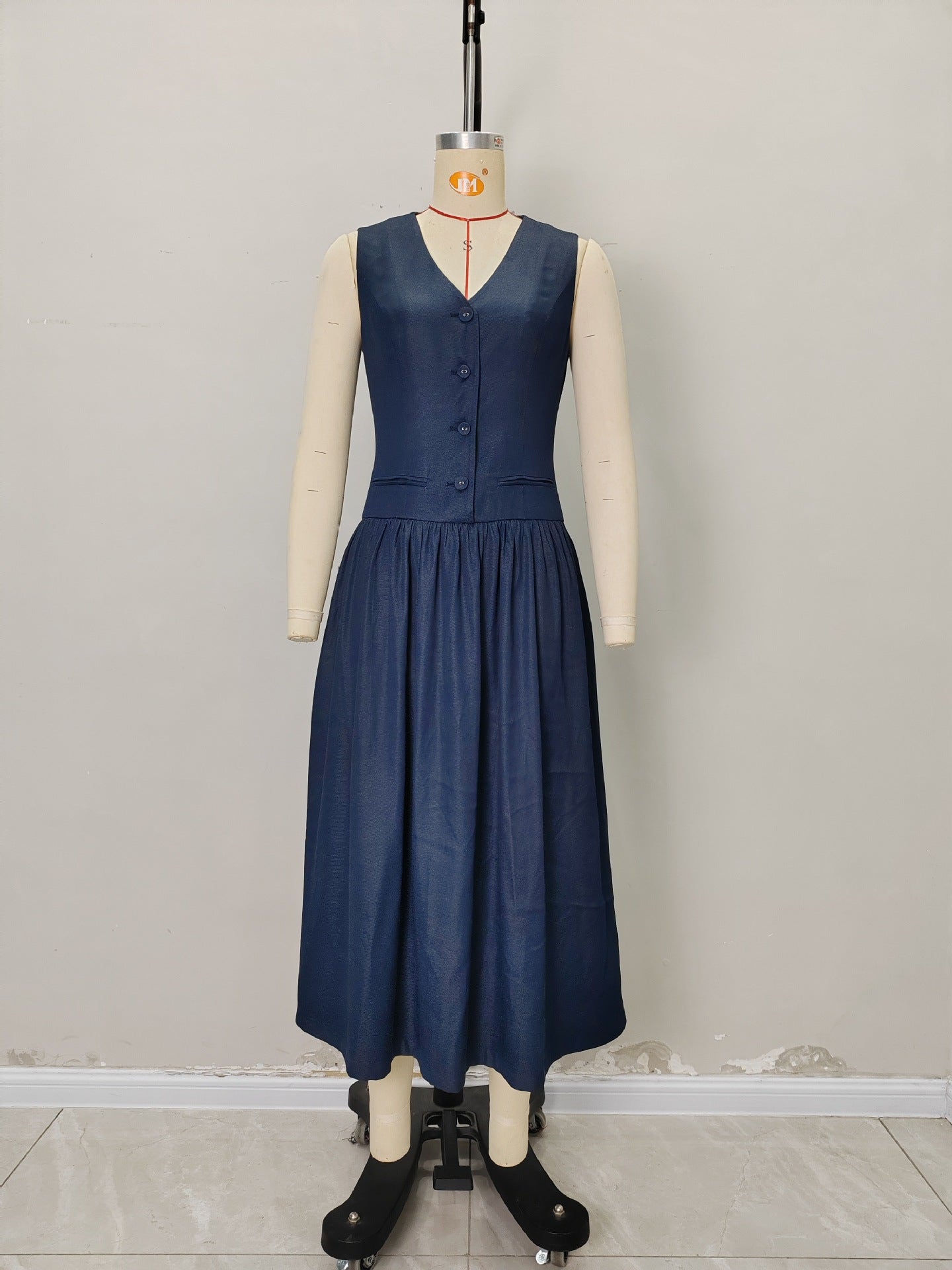 Summer Design Pocket Midi Simple Graceful Dress
