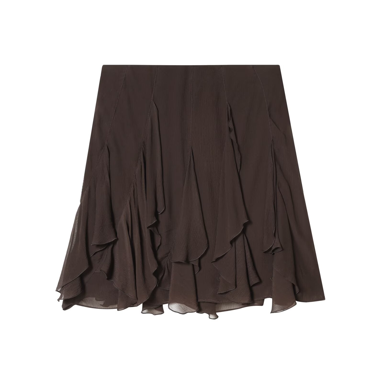Charming New Pretty Fashionable Asymmetric Ruffled Skirts
