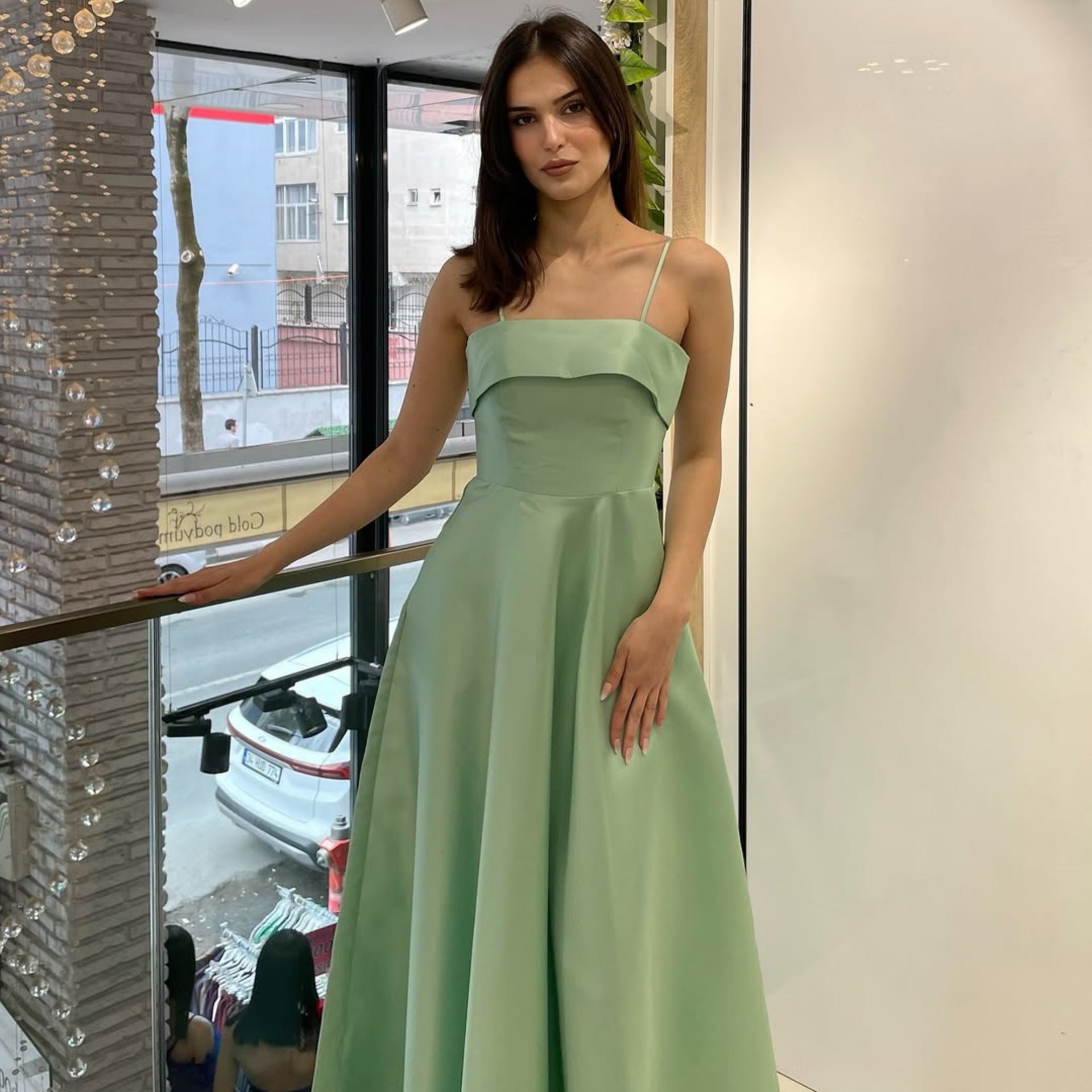 Women's Summer Solid Color Sexy Sleeveless Backless Tube Waist Dress