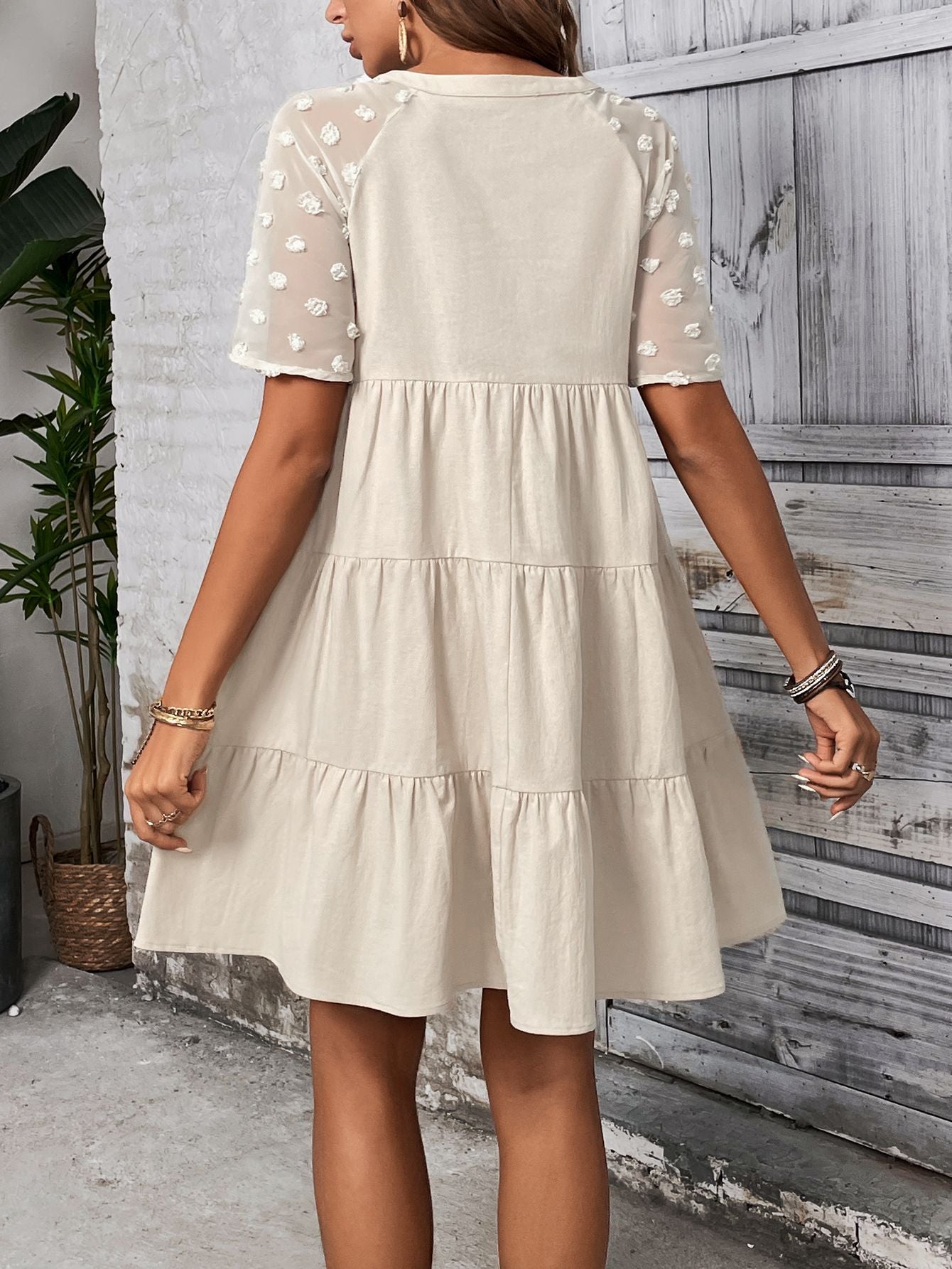 Women's Solid Color Elegant Swing Loose Casual Dress