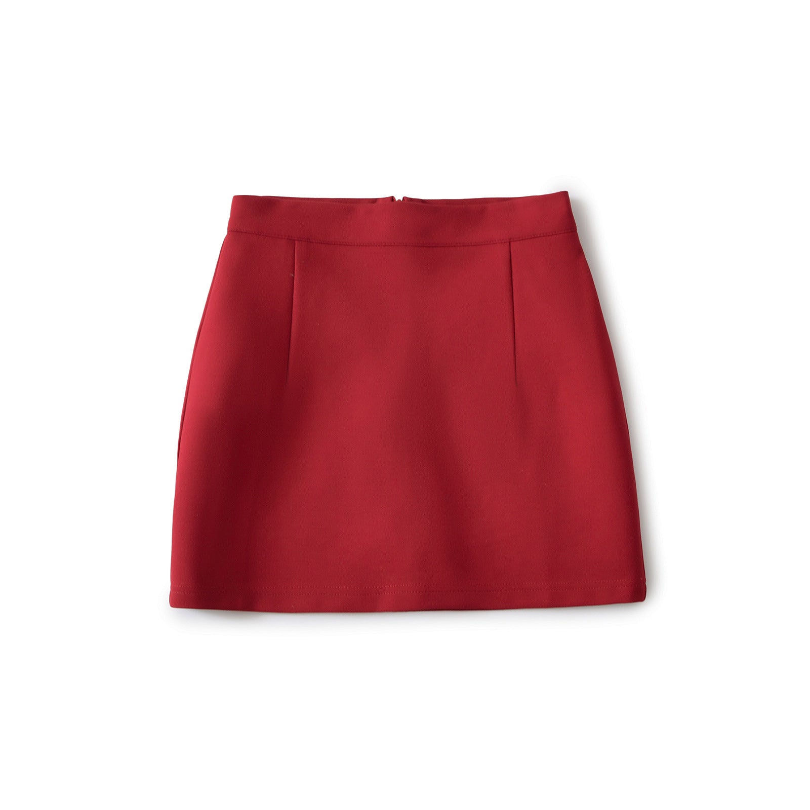 Spring Hot Basic Style High Waist Pure Color Beauty Skirt