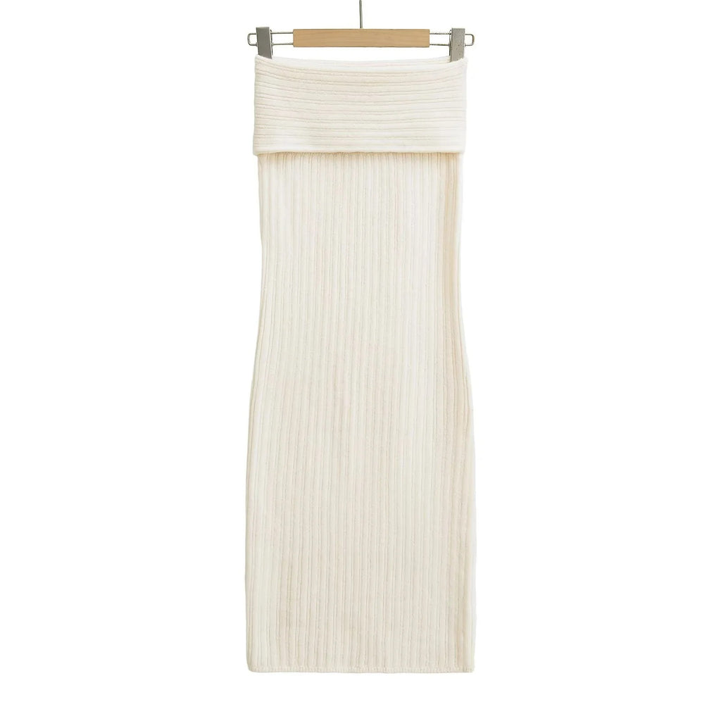 Solid Color Flanging Low Waist Slimming Temperament Skirt