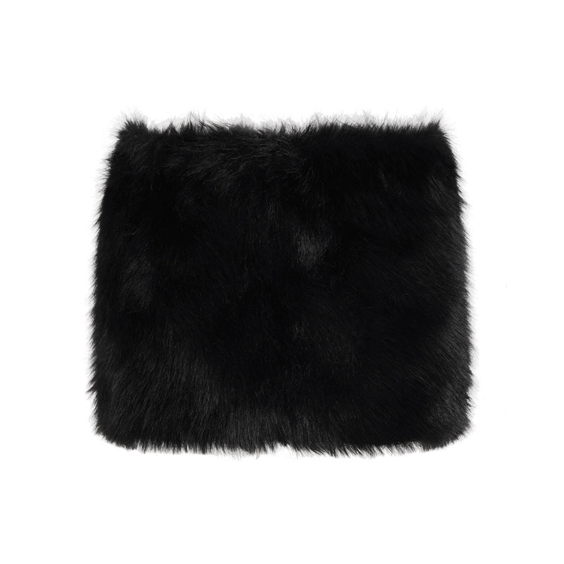 Women's Sexy Hot Furry Sheath Slimming Versatile Skirts