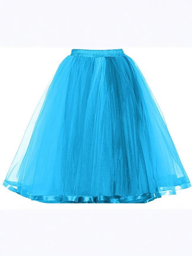 Halloween Rainbow Tulle Tutu Carnival Performance Skirt