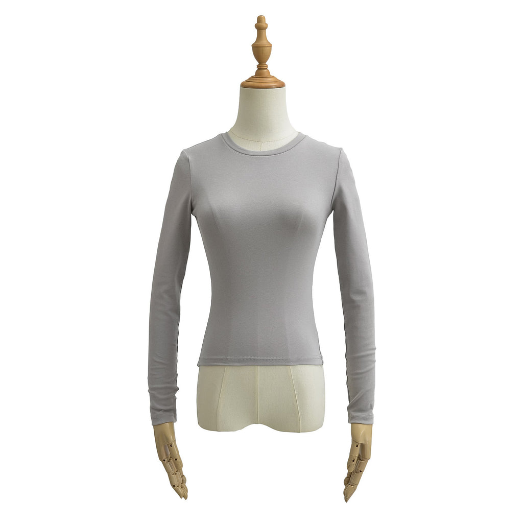 Hot Simple Basic Casual Round Neck Women's T-shirt