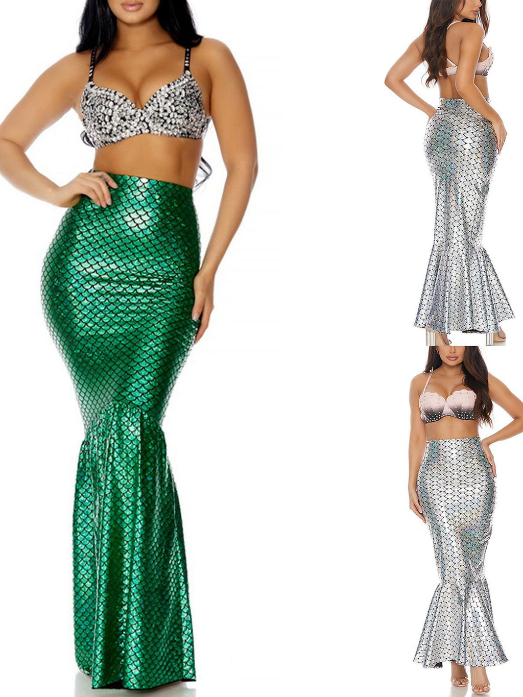 Mermaid High Waist Sexy Skinny Long Skirt