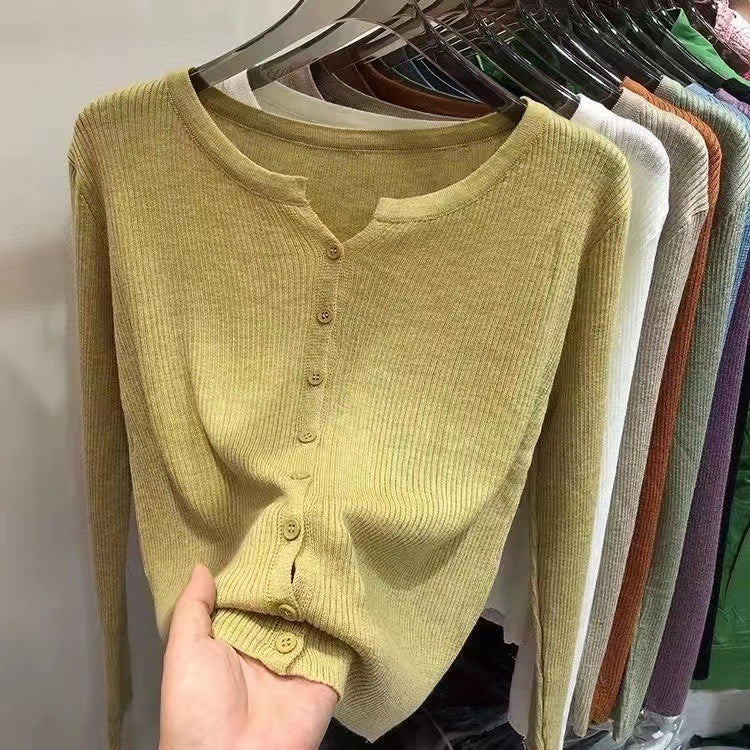 Women's Outer Wear Spring Long Sleeve Inner Women's Sweater