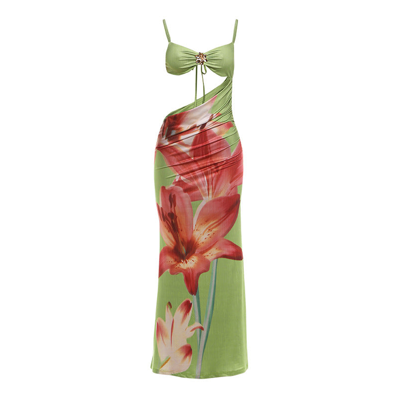 Women's Spring Vacation Style Sexy Navel Wrapped Clothing