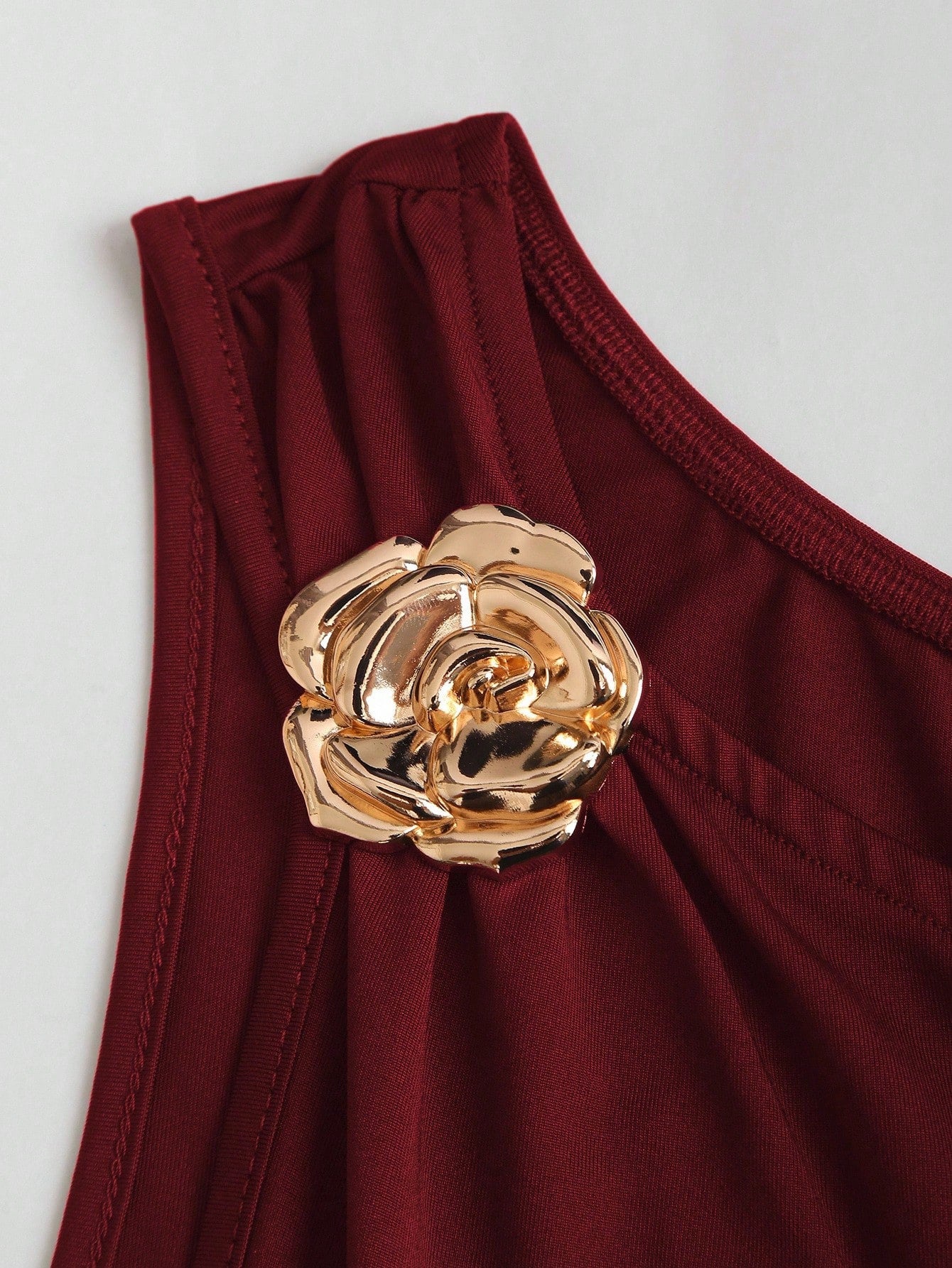 Fashionable Elegant Backless Design Cake Halter Dress