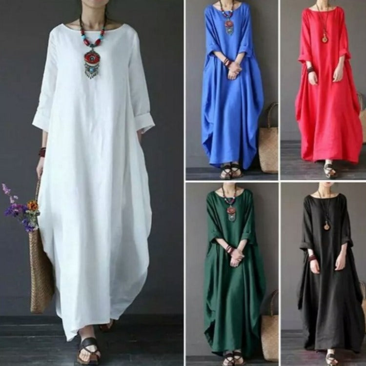 Innovative Casual Classy Loose Cotton Linen Plus Size
