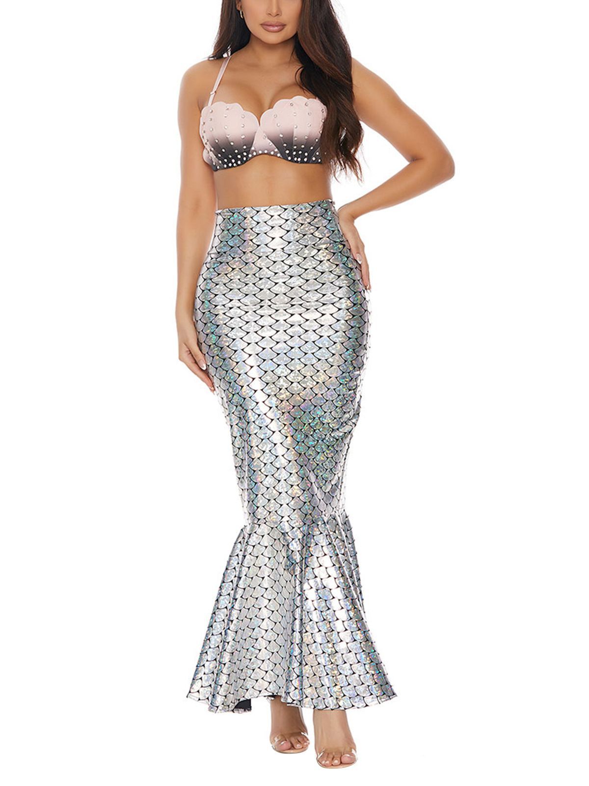 Mermaid High Waist Sexy Skinny Long Skirt