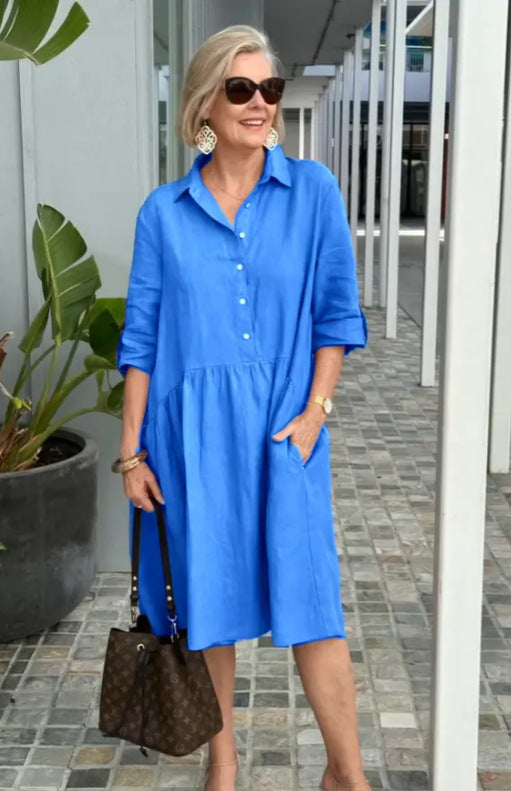 Durable Women's Loose Casual Elegant Commuter Dress