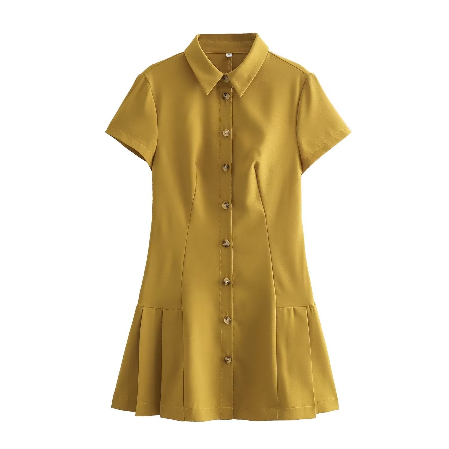 Women's Summer Fashion Casual Shirt Style Lapel Dress