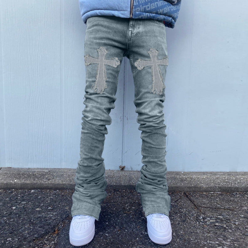 Women's & Men's Fashion Casual Digital Printing Jeans
