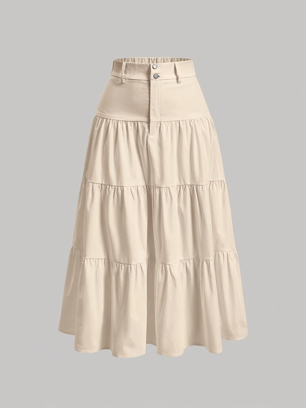 Comfortable Women's Solid Color High Waist Skirts