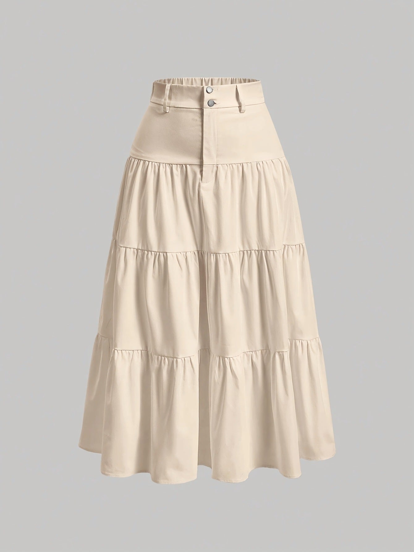 Comfortable Women's Solid Color High Waist Skirts