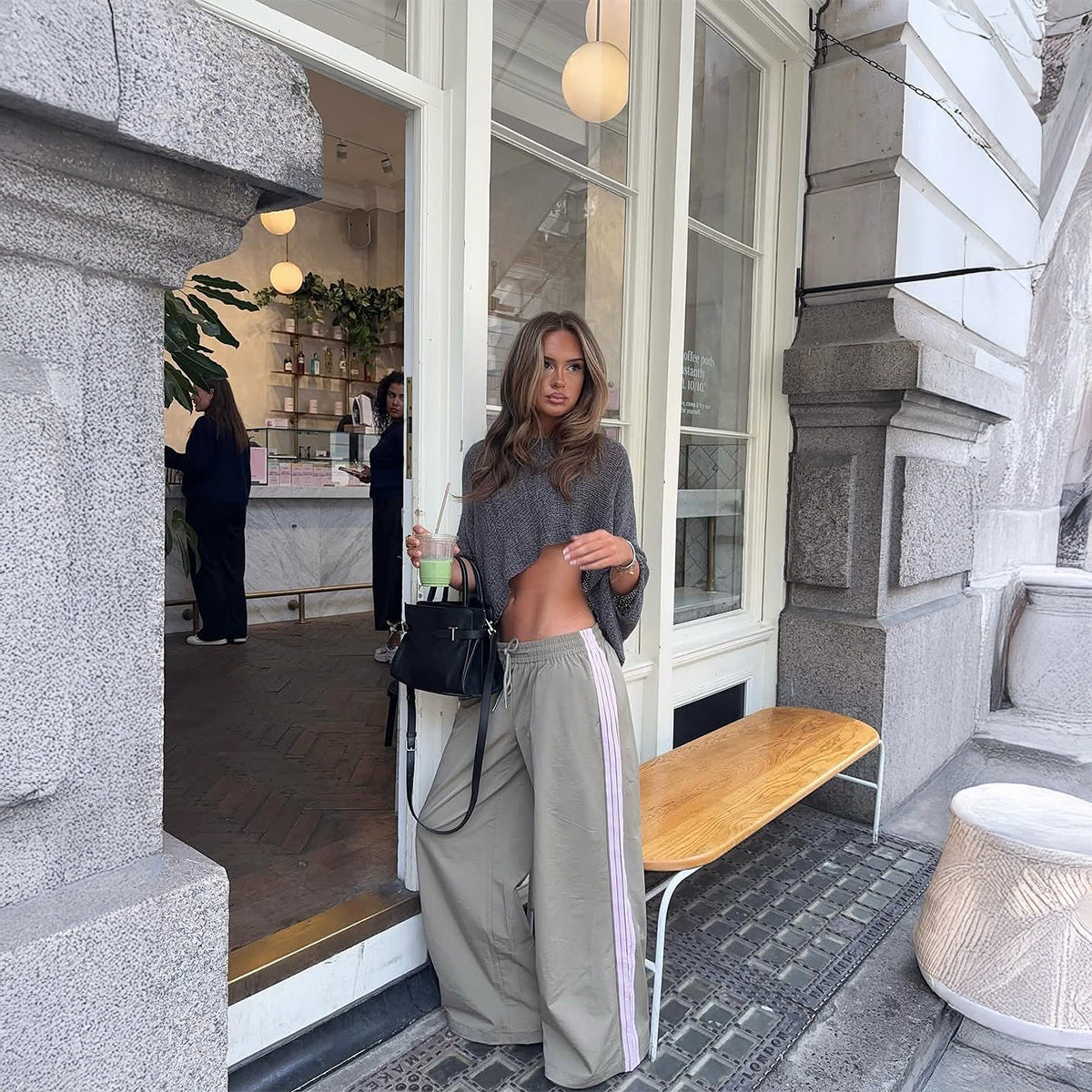 Women's Vacation Style Fashion Shawl Long-sleeved T-shirt Tops