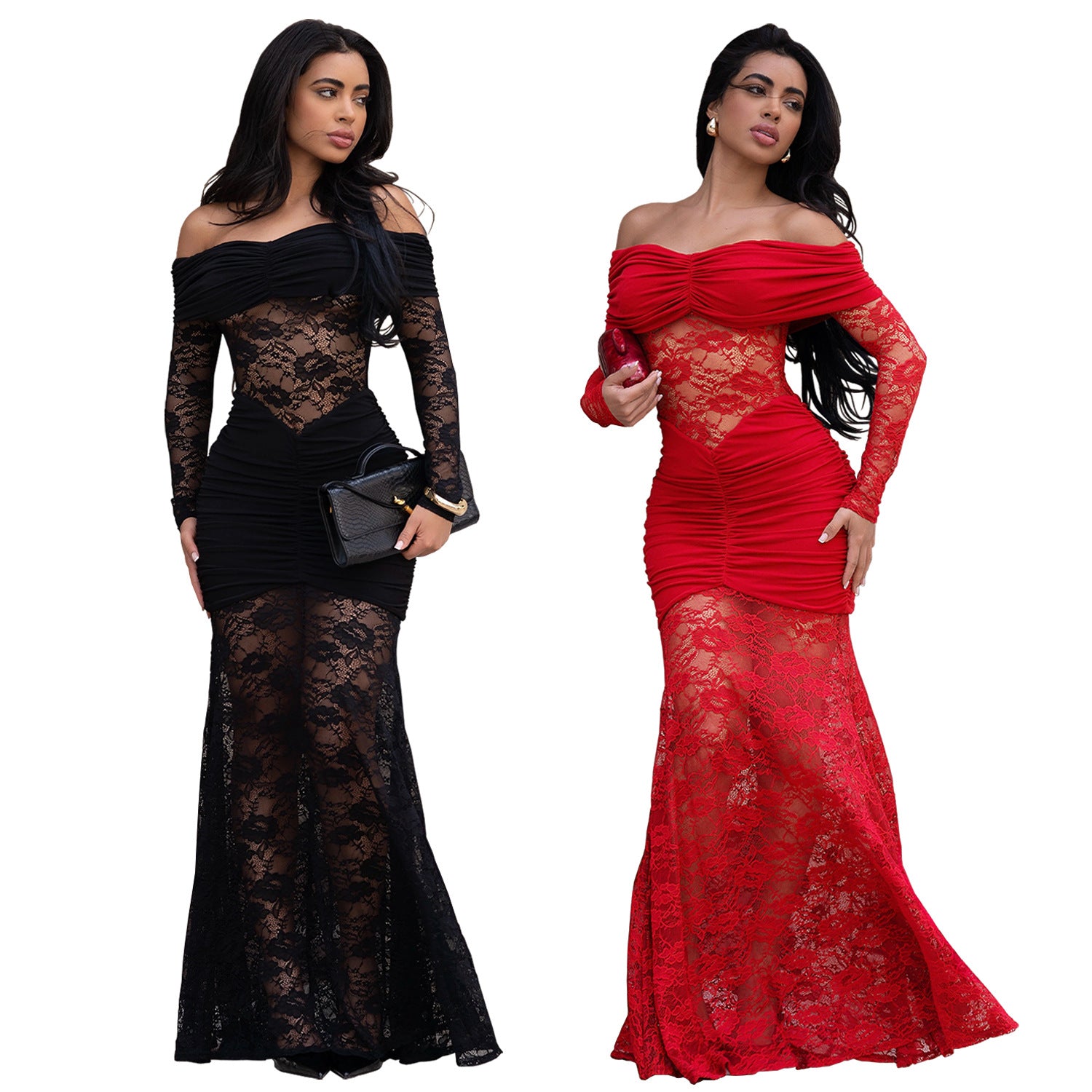 Women's Fashion Wear Sexy Lace Sheath Dress