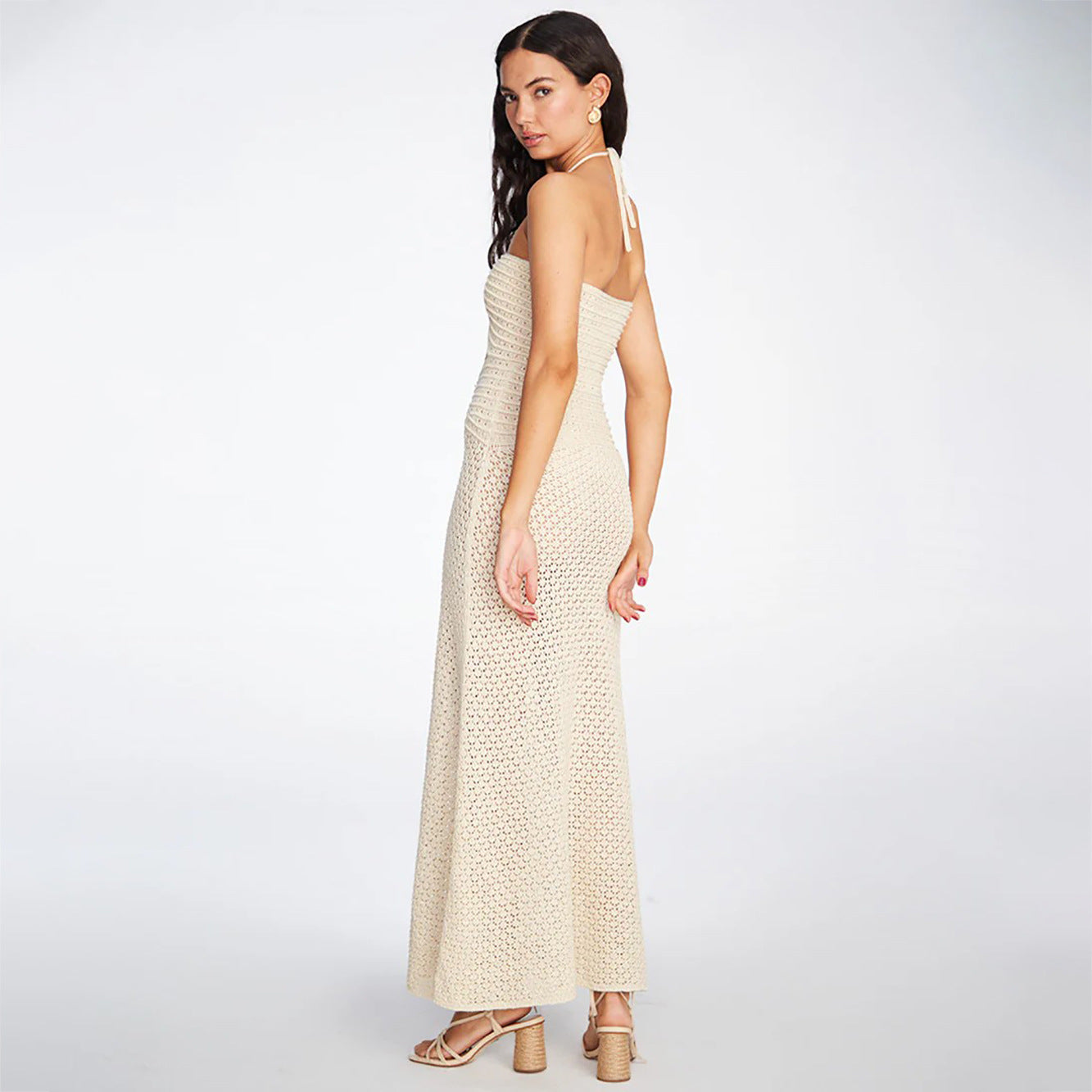 Women's Bikini Summer Fashion Long Backless Vacation Style Dress
