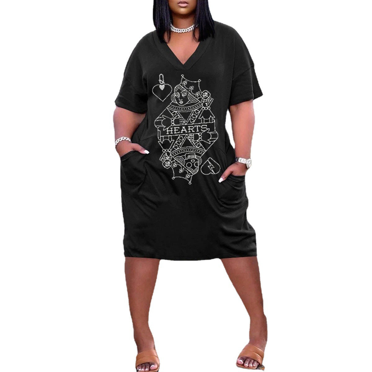 Women's Printed Outdoor Fashion Casual Loose Half Clothing