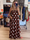 Women's Summer Polka Dot Printed Long For Dress
