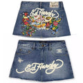 Women's American Hot Denim High Waist Slimming Skirt