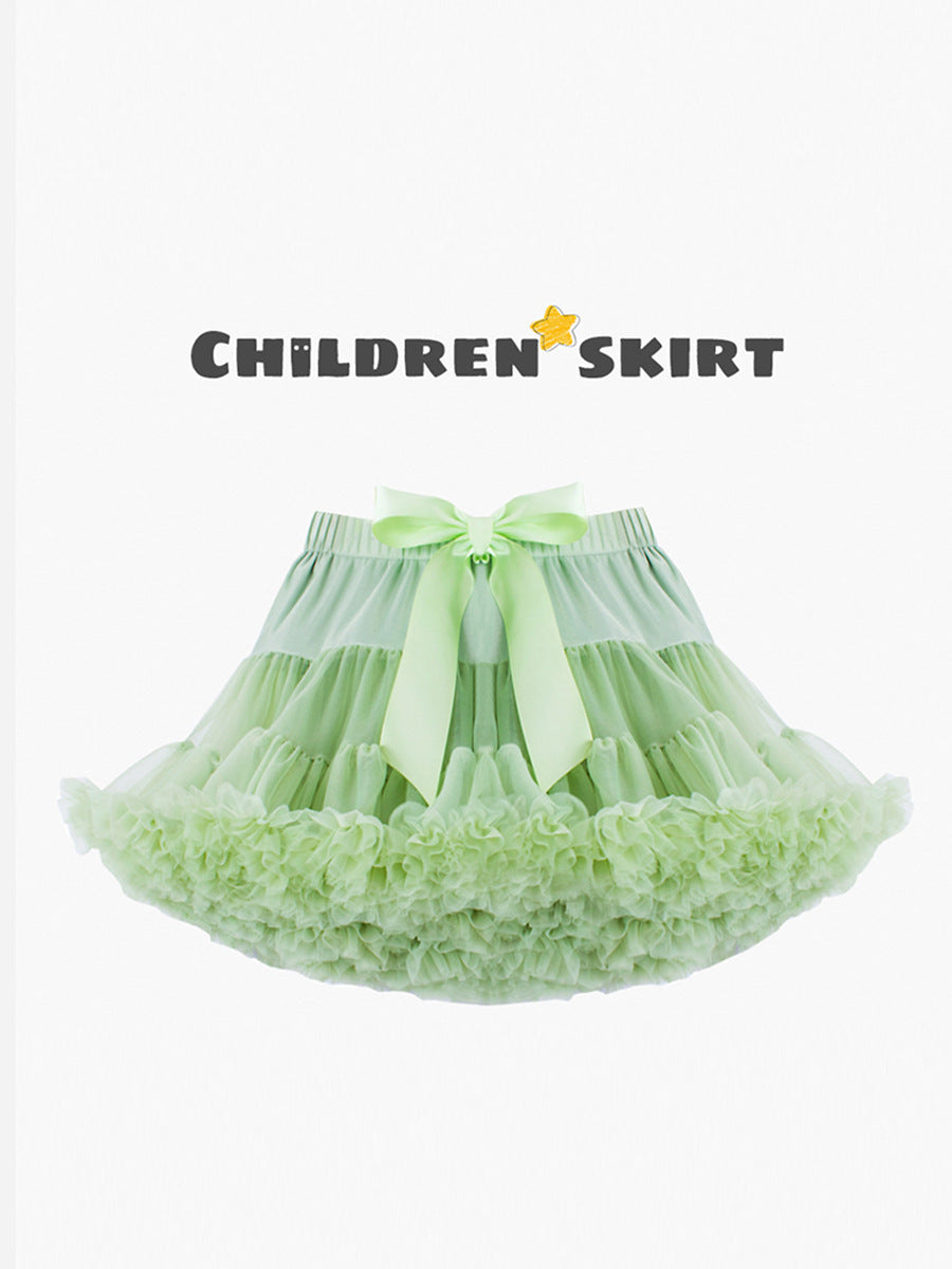 Adult Christmas Tulle Dance Performance Pettiskirt Skirt