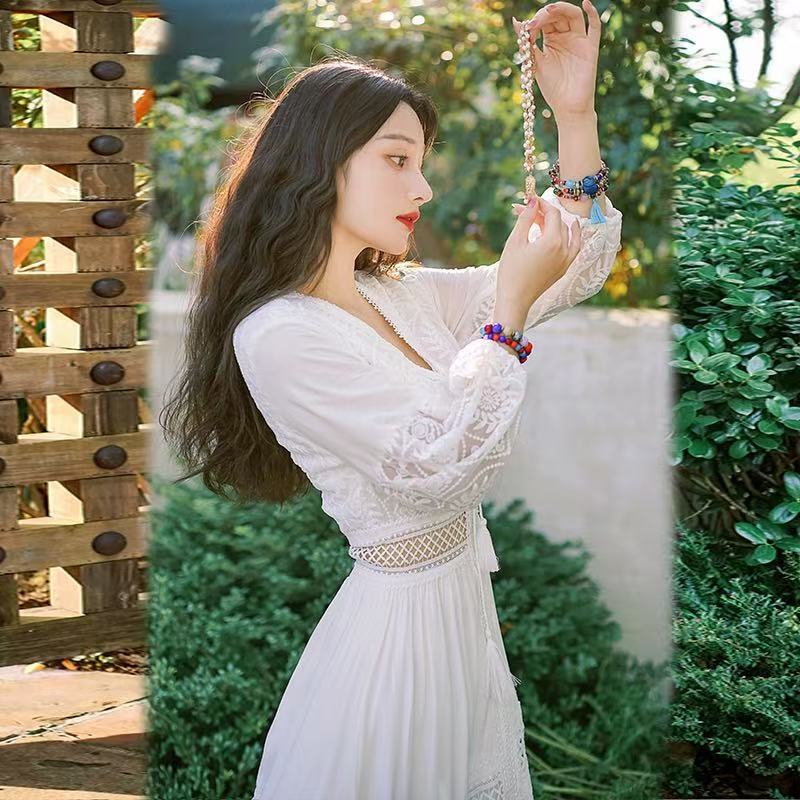 Wear Elegant French Style White Fairy Summer Skirts