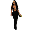 Women's Fashion Wear Sexy Slim Fit Pure Color Dress
